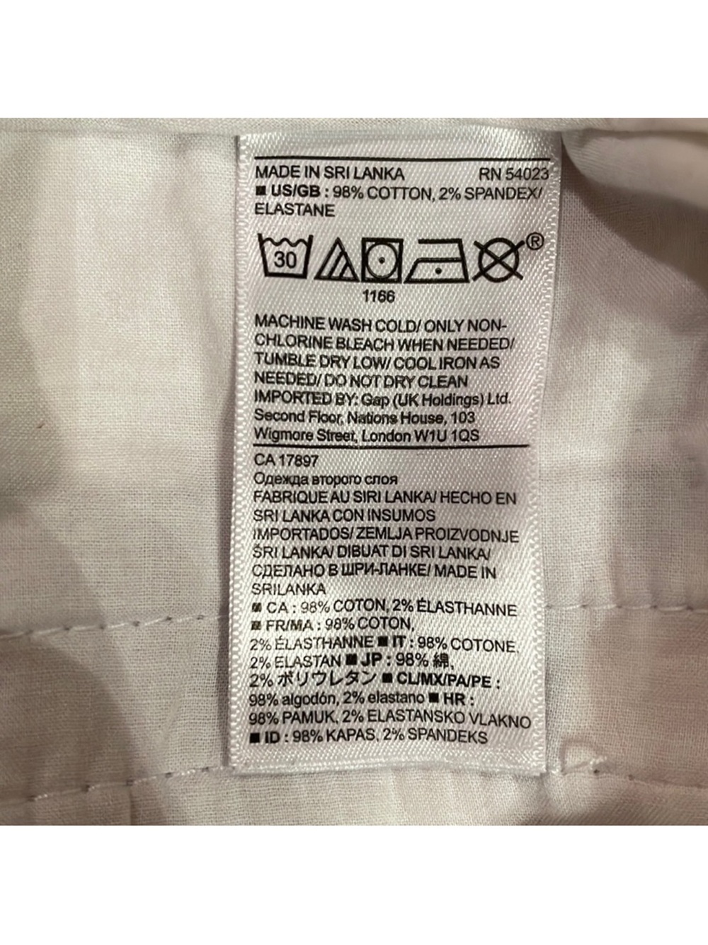 Banana republic Monochrome Print Slim Trousers - Picture 3 of 6
